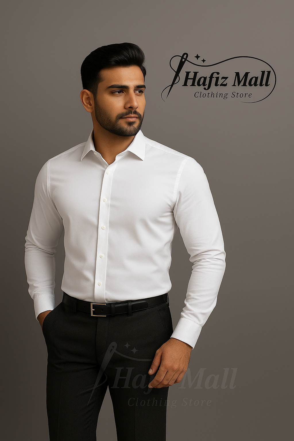 Classic White Dress Shirt